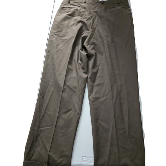 Vintage Ralph Lauren Chaps Gray Pleated Pants Mens 38‎ x 30 - Picture 5 of 8